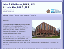 Tablet Screenshot of annarbororthodontist.info